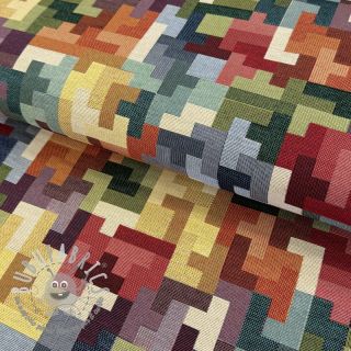 Tessuto decorativo GOBELIN Graphic tetris game