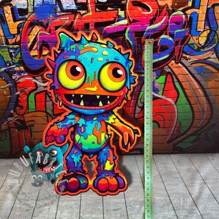 Jersey HipHop monster PANEL digital print