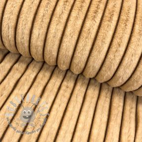 Pelliccia sintetica Shadow stripes bronze
