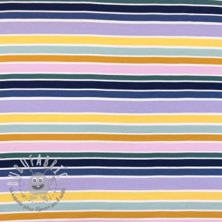 Jersey Patches and stripes multicolour green