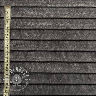 Pelliccia sintetica Shadow stripes grey