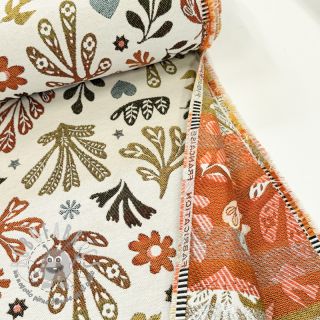 Tessuto decorativo jacquard FIGUERAS allover blanc