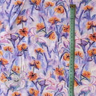 Viscosa RADIANCE Dried flower digital print