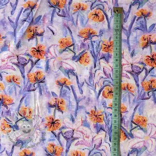 Viscosa RADIANCE Dried flower digital print