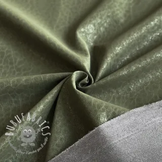 Ecopelle per abbigliamento STRUCTURE army green