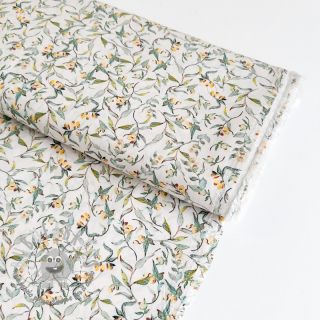 Viscosa RADIANCE Goldie leaves digital print