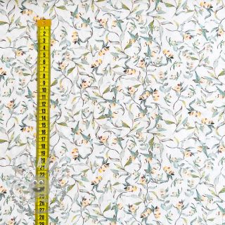 Viscosa RADIANCE Goldie leaves digital print