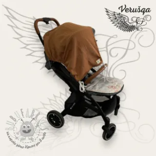 Mussola/Doppia garza cognac