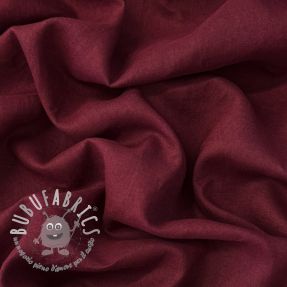 Lino prelavato 170 g bordeaux