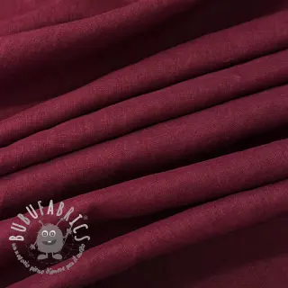 Lino prelavato 170 g bordeaux