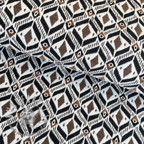Tessuto decorativo jacquard MOANA allover taupe