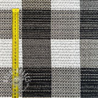 Tessuto decorativo jacquard TWEED allover graphite