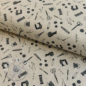 Tessuto decorativo Linenlook LITTLE SEWING ATELIER