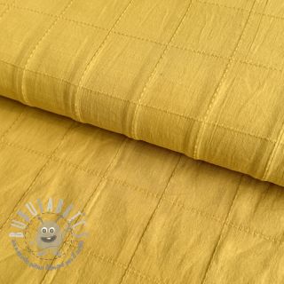 Tessuto di cotone VOILE DOBBY ochre