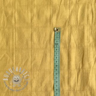 Tessuto di cotone VOILE DOBBY ochre