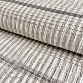 Tessuto di cotone YARN DYED Check sand
