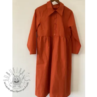 Popeline di cotone orange