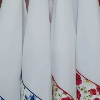 Cotone a nido d'ape white