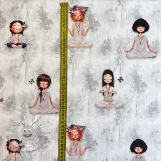 Tessuto decorativo Meditation digital print