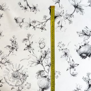 Tessuto decorativo Carula carbon digital print