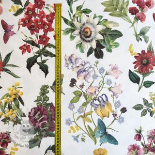 Tessuto decorativo Sigrid flowers digital print