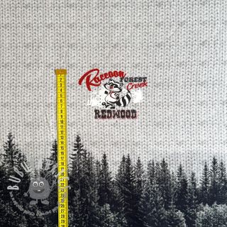 Felpa Redwood black PANEL digital print