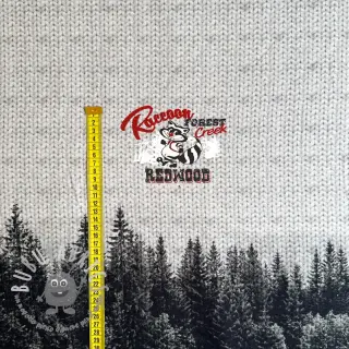 Felpa Redwood black PANEL digital print