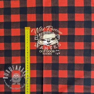 Felpa Redwood red PANEL digital print