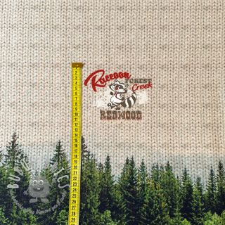Felpa Redwood red PANEL digital print