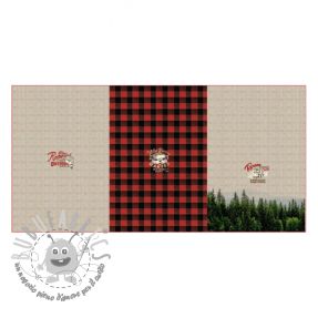 Felpa Redwood red PANEL digital print