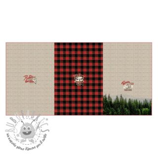 Felpa Redwood red PANEL digital print