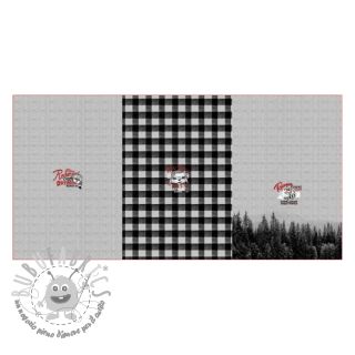 Felpa Redwood black PANEL digital print