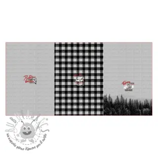 Felpa Redwood black PANEL digital print