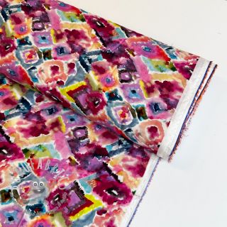 Viscosa RAYON POPLIN Colorful Patterns design D digital print