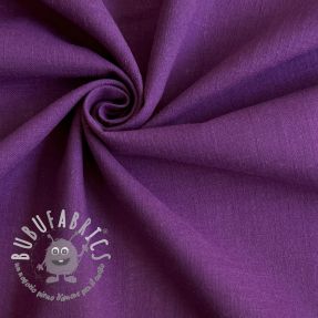 Tessuto di cotone con lino purple