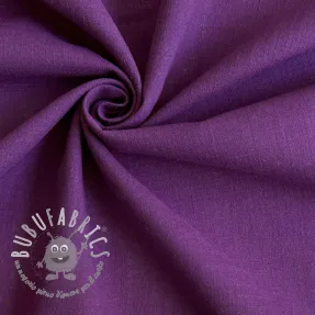 Tessuto di cotone con lino purple