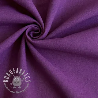 Tessuto di cotone con lino purple
