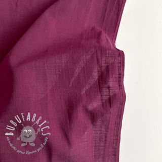 Tessuto di cotone con lino raspberry
