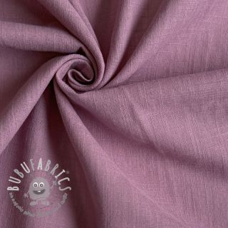 Tessuto di cotone con lino old pink