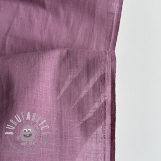 Tessuto di cotone con lino old pink