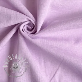 Tessuto di cotone con lino lilac