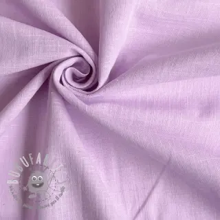 Tessuto di cotone con lino lilac