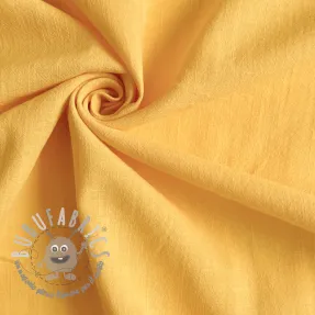 Tessuto di cotone con lino yellow