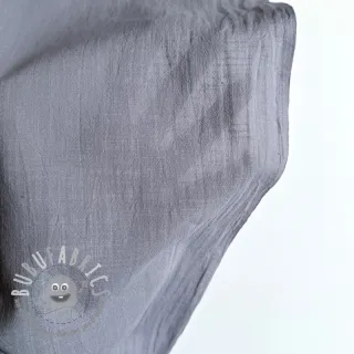 Tessuto di cotone con lino grey