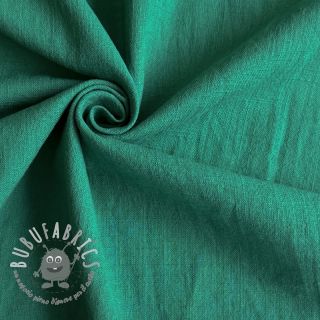 Tessuto di cotone con lino apple green