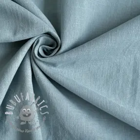Tessuto di cotone con lino old blue