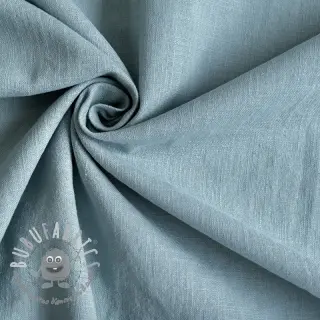 Tessuto di cotone con lino old blue