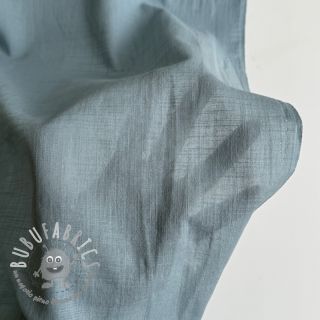 Tessuto di cotone con lino old blue