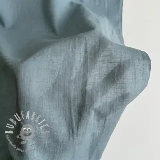 Tessuto di cotone con lino old blue