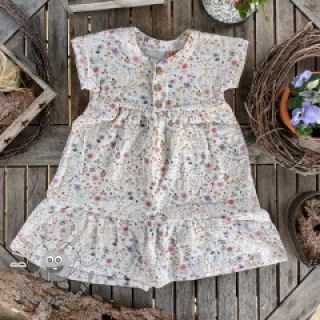 Mussola/Doppia garza Lovely meadow white